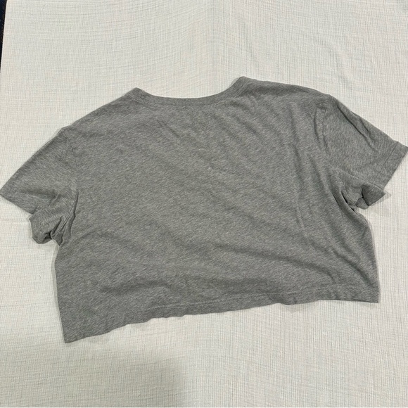 Nike x Team USA Women’s Soccer Gray Cropped T-Shirt W/ Red & Blue Accents Size L - Picture 5 of 6